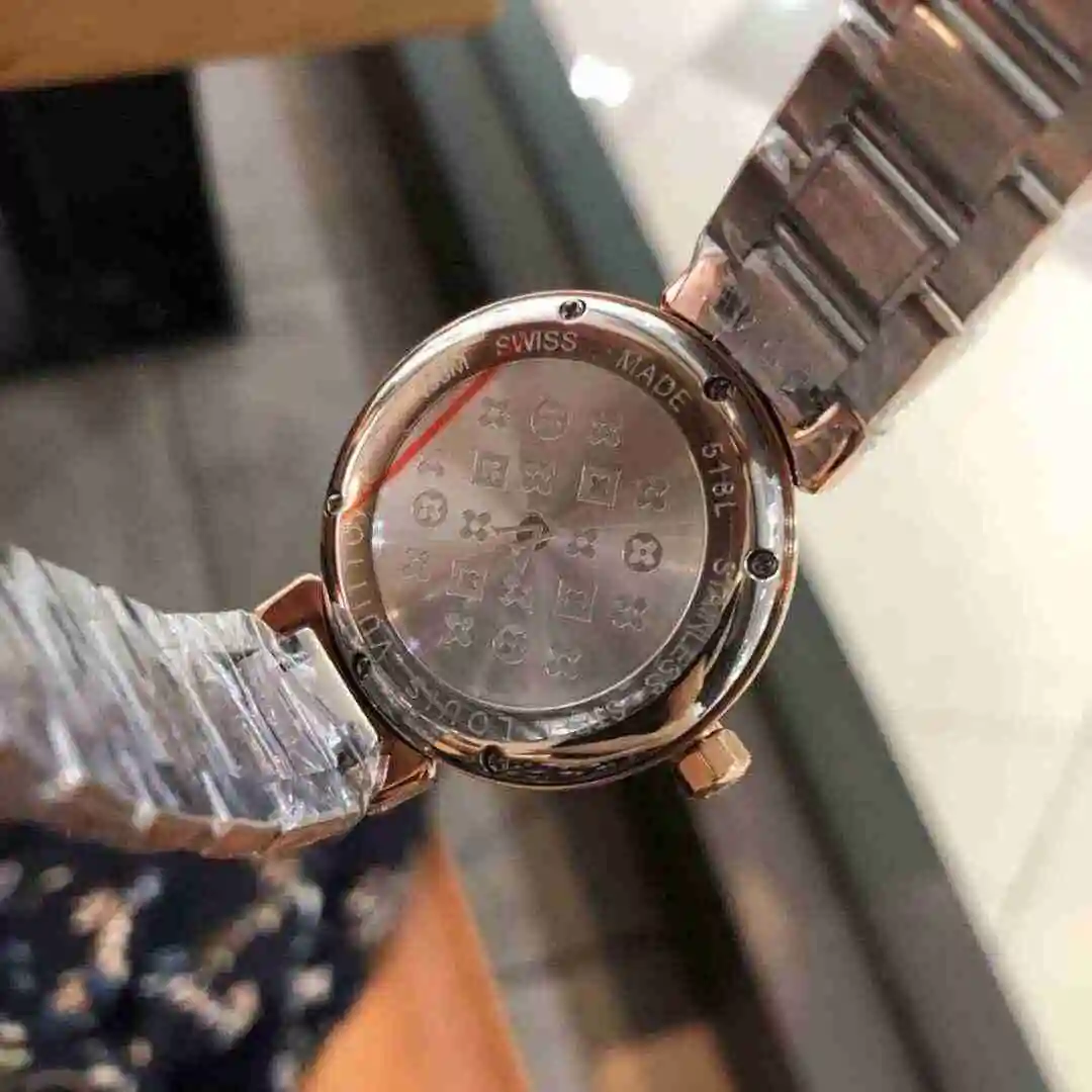 General Watches LV watch for women with original fully automatic mechanical movement, top grade 316 precision steel case with mineral super strong mirror diameter 33mm KK02550 view 2