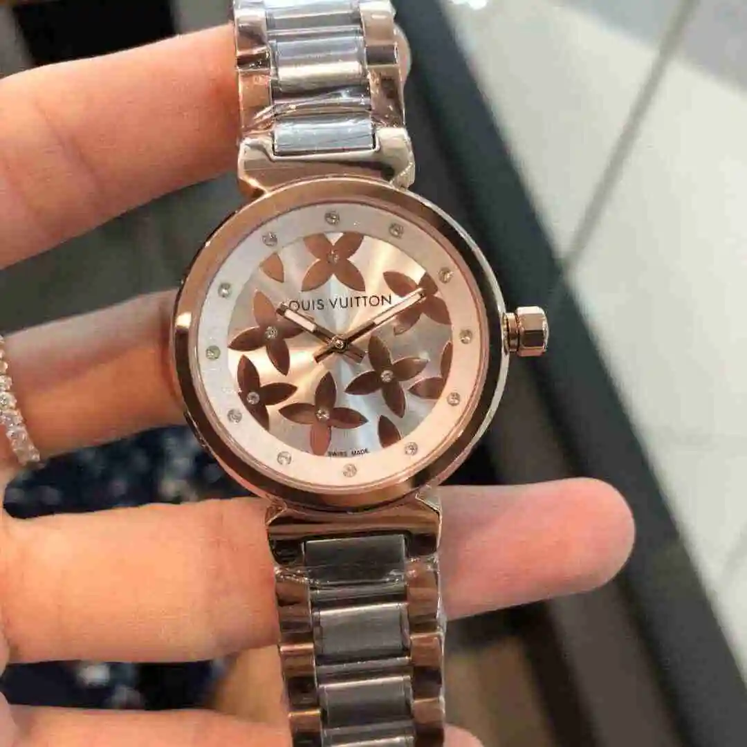 General Watches LV watch for women with original fully automatic mechanical movement, top grade 316 precision steel case with mineral super strong mirror diameter 33mm KK02550 view 7