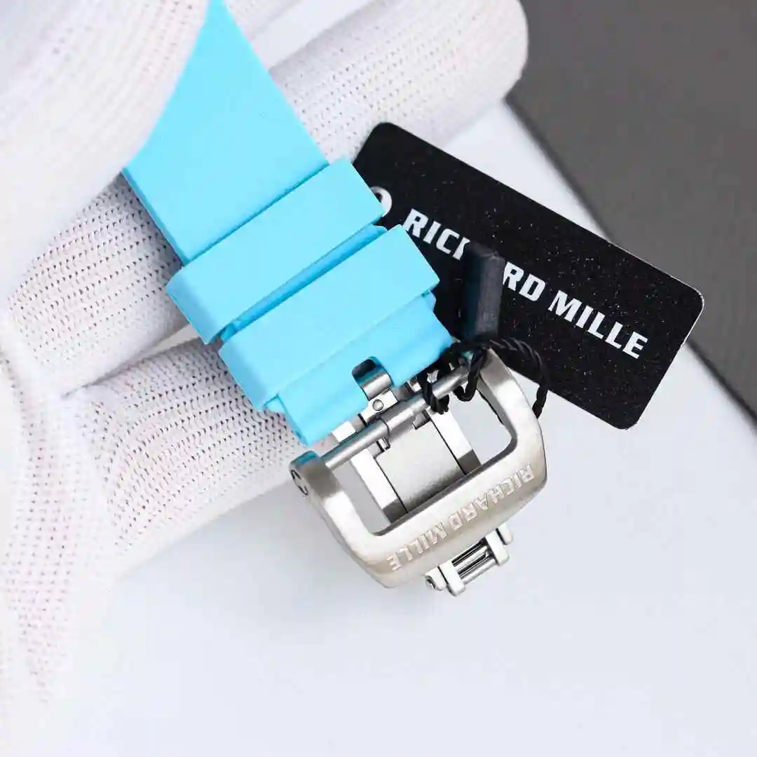 General Watches Richard Mille Richard Miller Watch Men's Watch Paired with Original Fully Automatic Mechanical Movement Top Grade 316 Precision Steel Case with Mineral Super Strong Mirror Diameter 47mm kk view 2