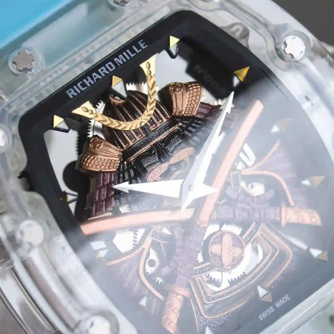 General Watches Richard Mille Richard Miller Watch Men's Watch Paired with Original Fully Automatic Mechanical Movement Top Grade 316 Precision Steel Case with Mineral Super Strong Mirror Diameter 47mm kk view 5