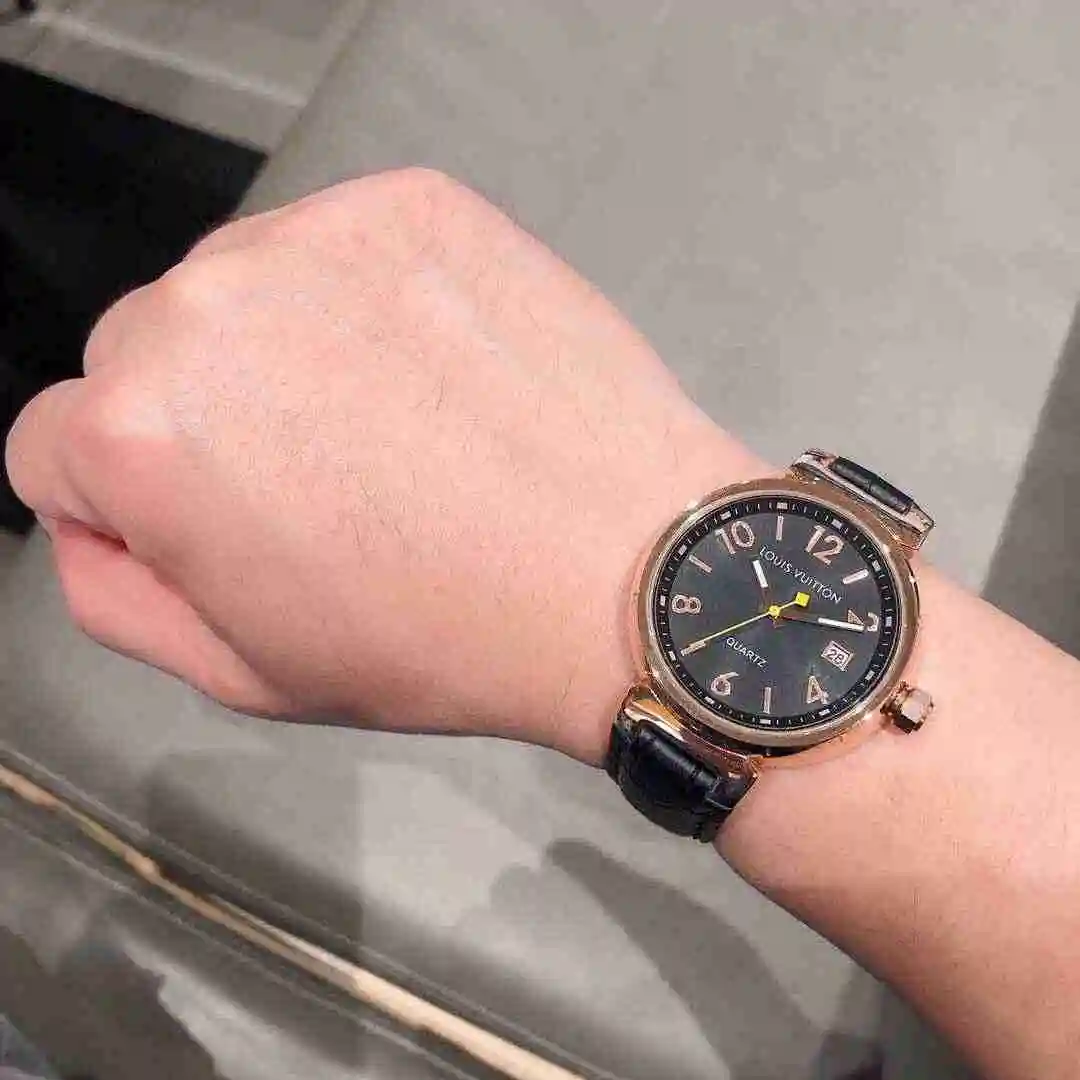 General Watches LV watch for men with original fully automatic mechanical movement, top grade 316 precision steel case with mineral super strong mirror diameter of 39mm KK02750 view 6