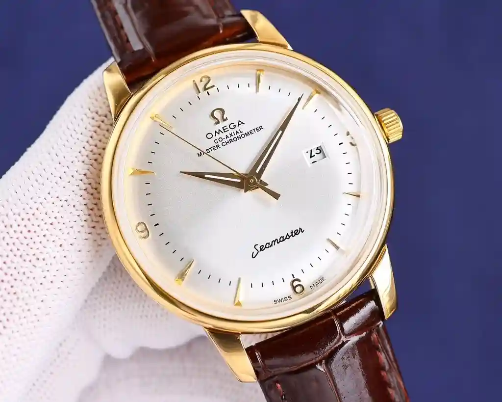General Watches Omega white 1150 gold 1 Watch view 5