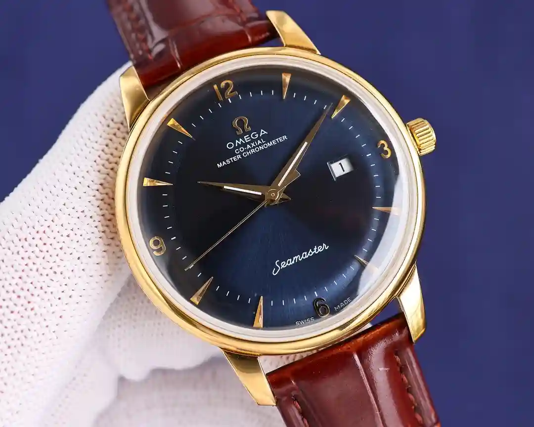 General Watches Omega white 1150 gold 1 Watch view 9
