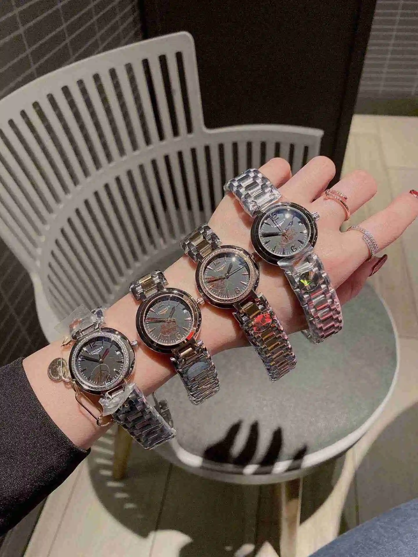 General Watches Longines Watch Women's Watch Paired with Original Fully Automatic Mechanical Movement Top grade 316 Precision Steel Case with Mineral Super Strong Mirror Diameter 30mm KK02450 view 2