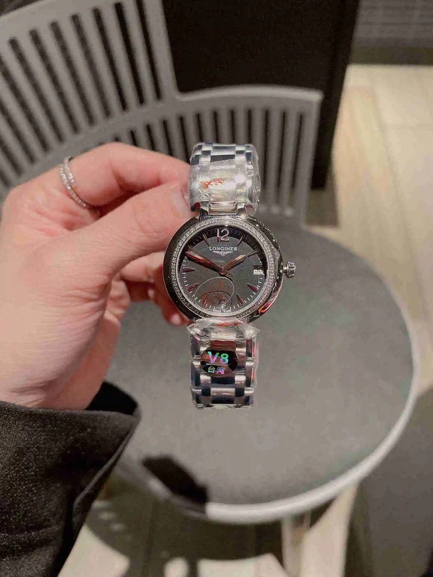 General Watches Longines Watch Women's Watch Paired with Original Fully Automatic Mechanical Movement Top grade 316 Precision Steel Case with Mineral Super Strong Mirror Diameter 30mm KK02450 view 8
