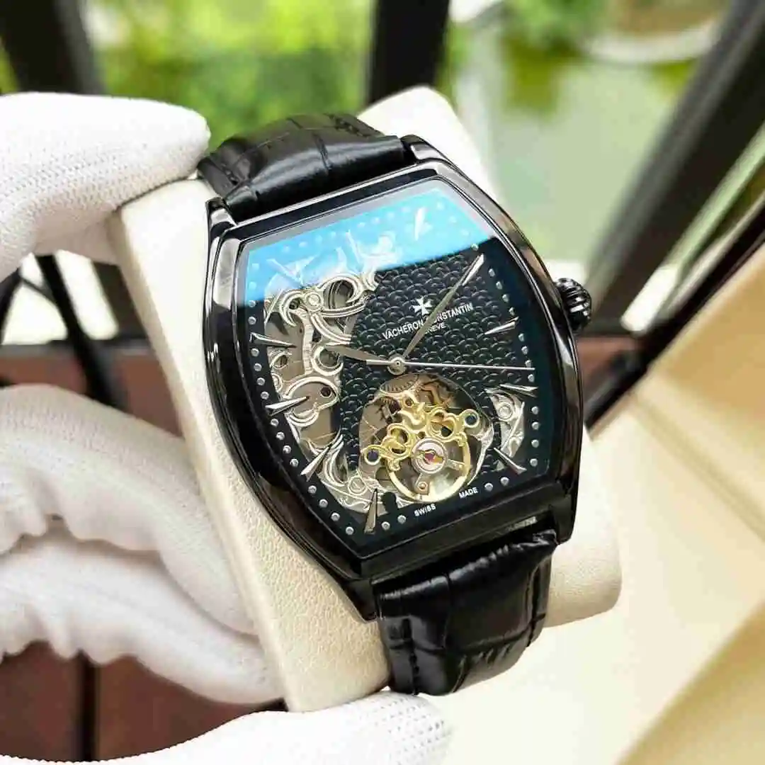 General Watches Vacheron Constantin Jiangshi Danton Watch Men's Watch Paired with Original Fully Automatic Mechanical Movement, Top Grade 316 Precision Steel Case with Mineral Super Strong Mirror Diameter 42mm KK04850 view 5