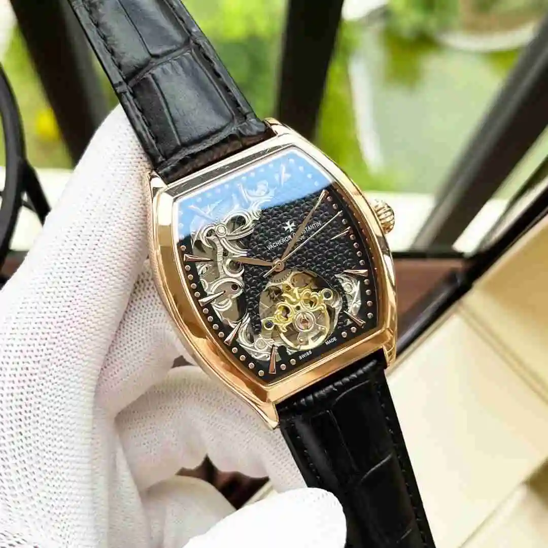 General Watches Vacheron Constantin Jiangshi Danton Watch Men's Watch Paired with Original Fully Automatic Mechanical Movement, Top Grade 316 Precision Steel Case with Mineral Super Strong Mirror Diameter 42mm KK04850 view 7