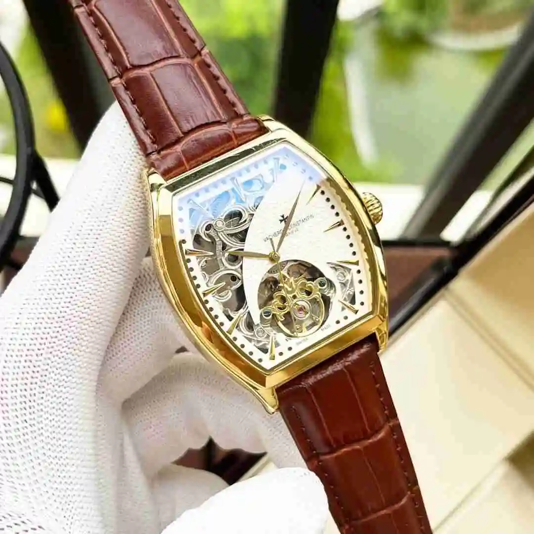 General Watches Vacheron Constantin Jiangshi Danton Watch Men's Watch Paired with Original Fully Automatic Mechanical Movement, Top Grade 316 Precision Steel Case with Mineral Super Strong Mirror Diameter 42mm KK04850 view 8