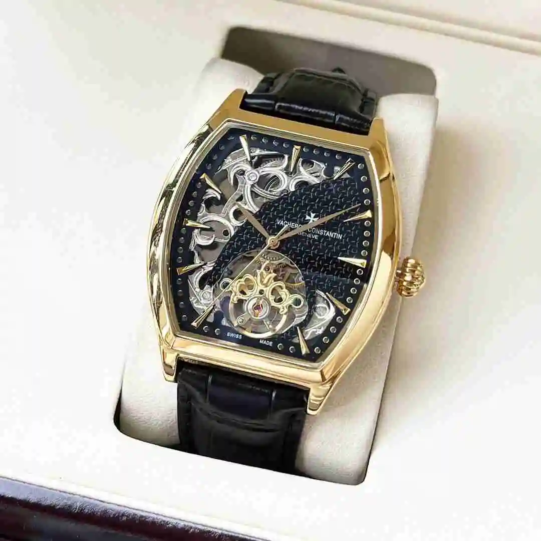 General Watches Vacheron Constantin Jiangshi Danton Watch Men's Watch Paired with Original Fully Automatic Mechanical Movement, Top Grade 316 Precision Steel Case with Mineral Super Strong Mirror Diameter 42mm KK04850 view 9