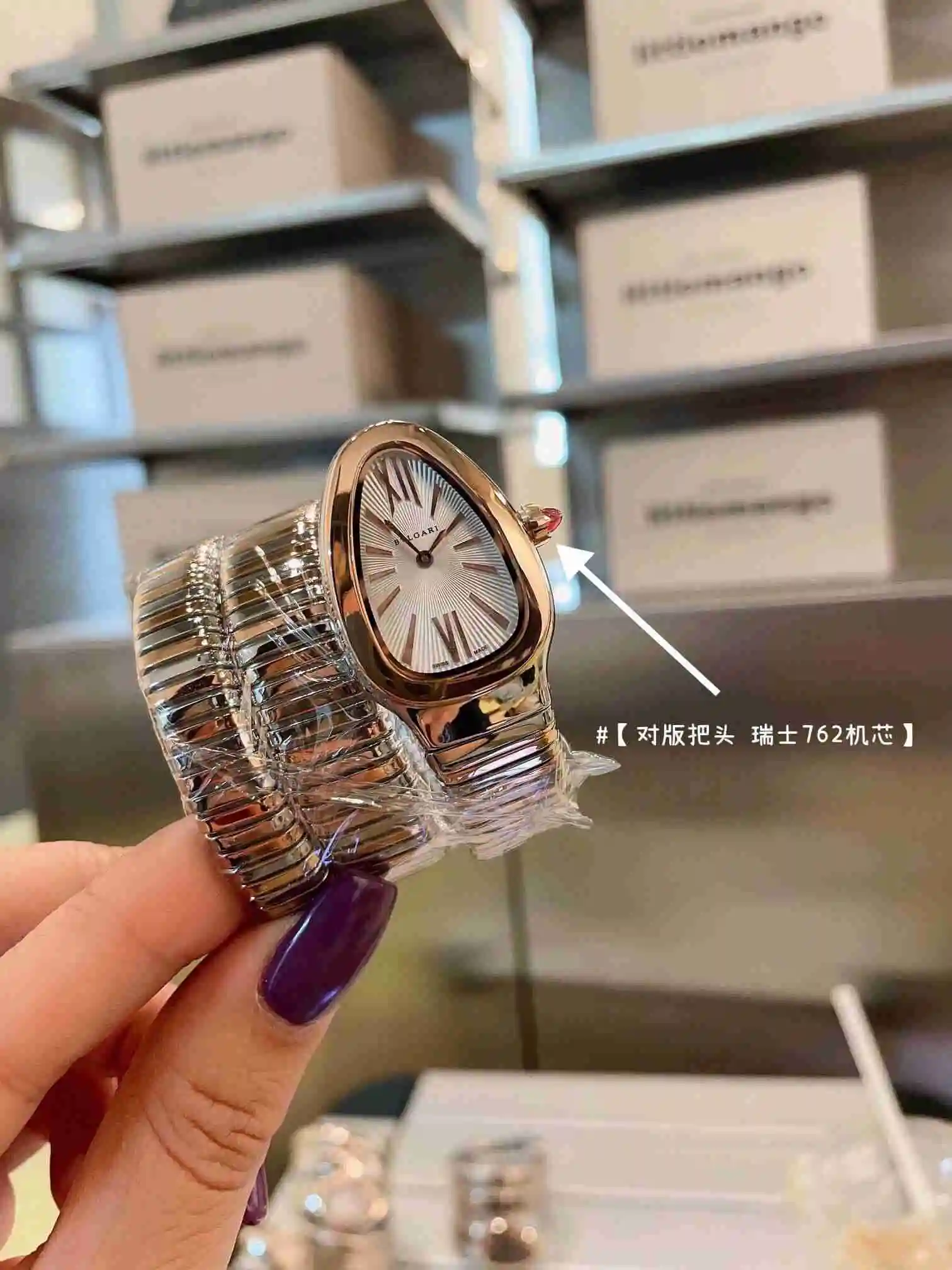 General Watches Bvlgari Bulgari women's watch paired with original fully automatic mechanical movement, top grade 316 precision steel case with mineral super strong mirror surface KK02850 2 view 2