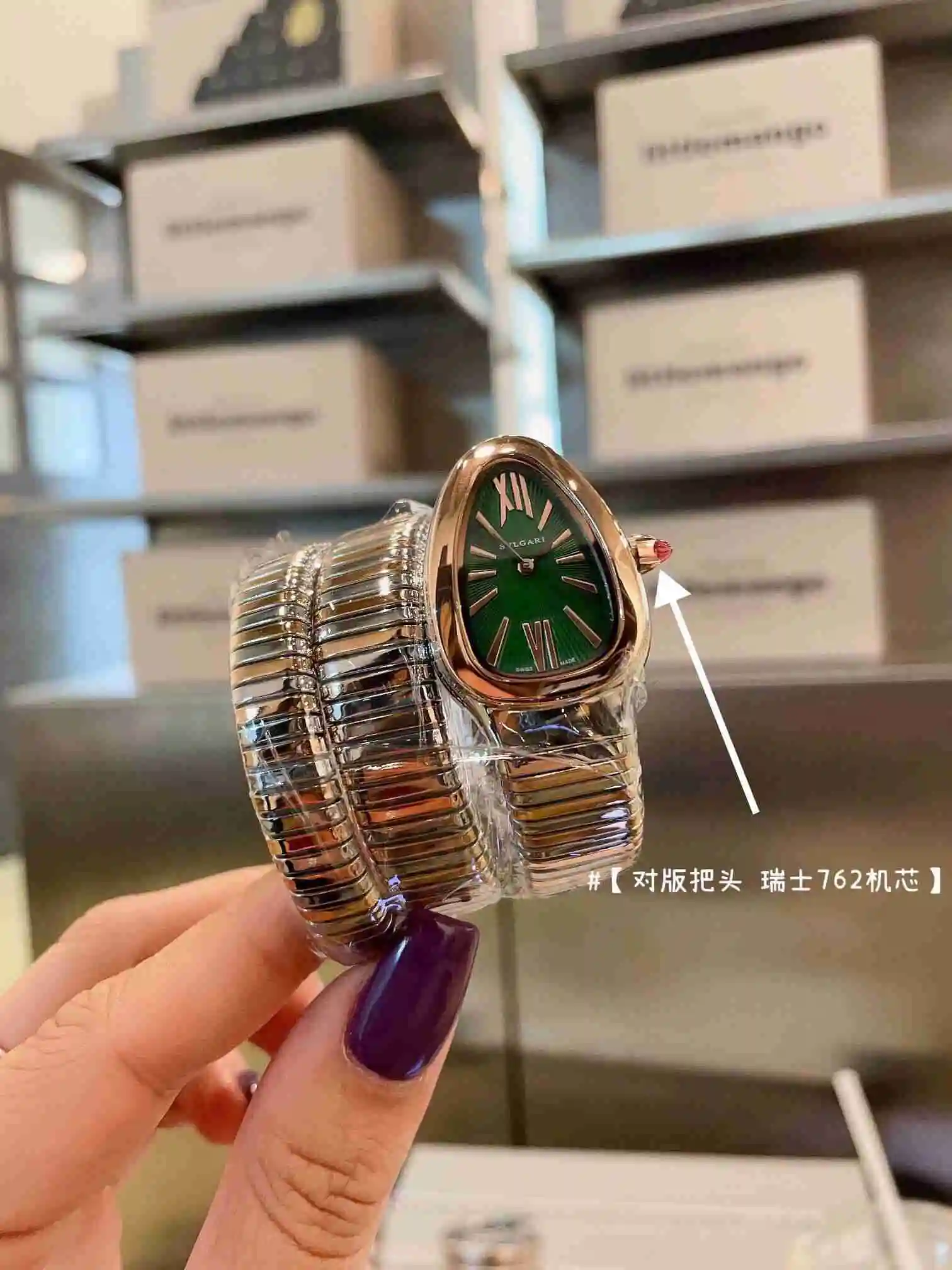 General Watches Bvlgari Bulgari women's watch paired with original fully automatic mechanical movement, top grade 316 precision steel case with mineral super strong mirror surface KK02850 2 view 3