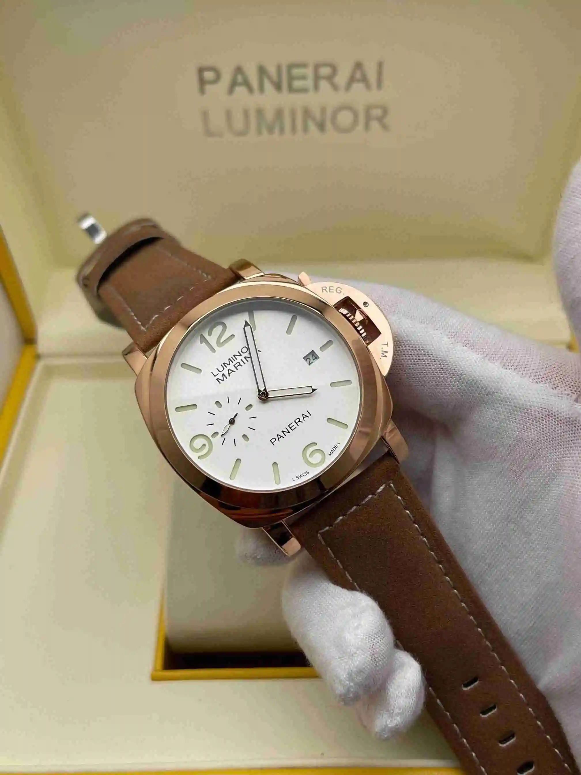 General Watches Panerai Peinahai Watch Men's Watch Paired with Original Fully Automatic Mechanical Movement Top Grade 316 Precision Steel Case with Mineral Super Strong Mirror Diameter 44mm KK02950 1 view 5