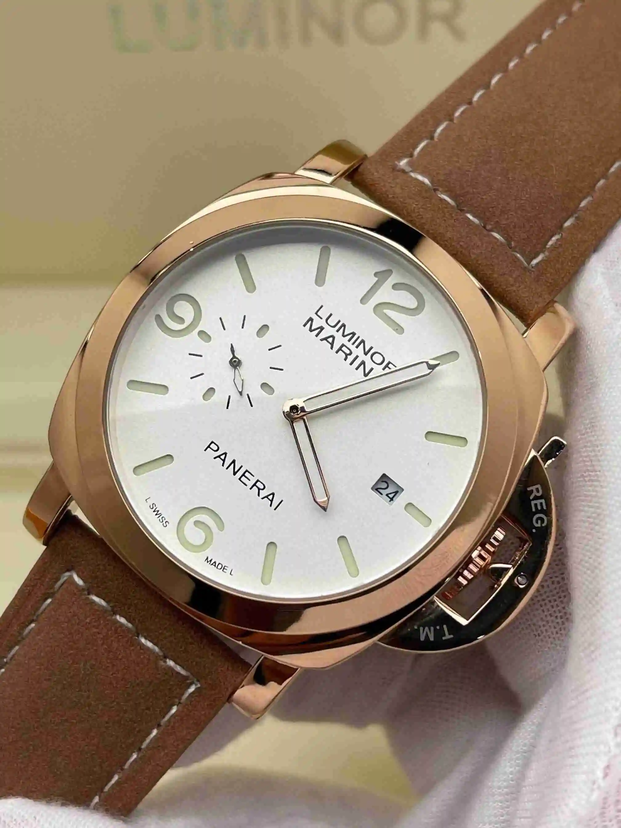 General Watches Panerai Peinahai Watch Men's Watch Paired with Original Fully Automatic Mechanical Movement Top Grade 316 Precision Steel Case with Mineral Super Strong Mirror Diameter 44mm KK02950 1 view 8