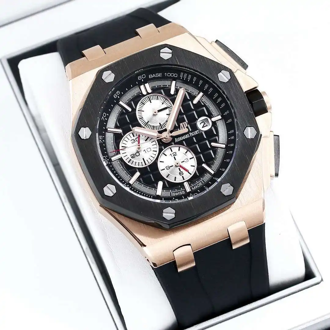 General Watches Watch, men's watch with original fully automatic mechanical movement, top-grade 316 stainless steel case and strap, mineral super mirror, diameter 42cm KK06050 view 5