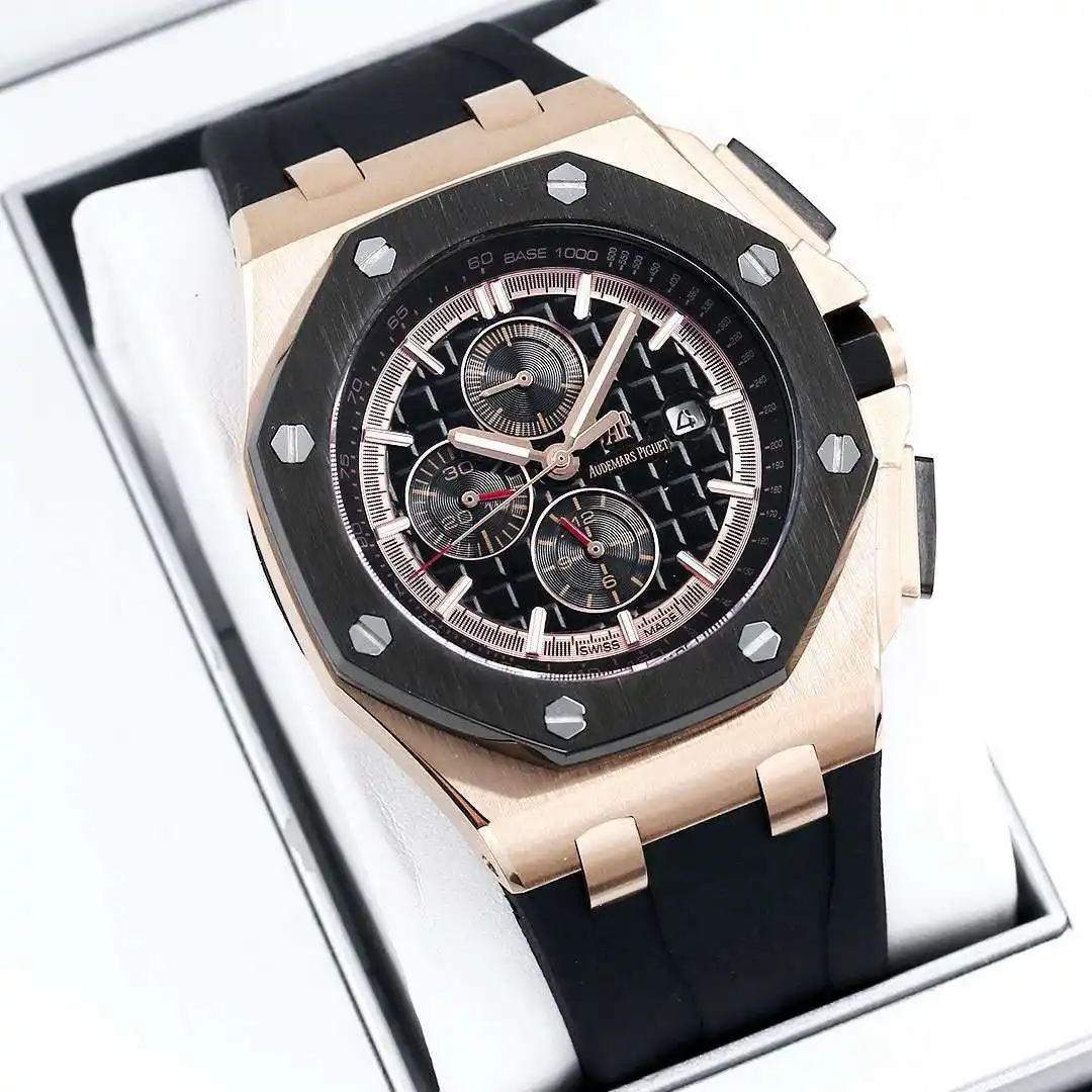 General Watches Watch, men's watch with original fully automatic mechanical movement, top-grade 316 stainless steel case and strap, mineral super mirror, diameter 42cm KK06050 view 7