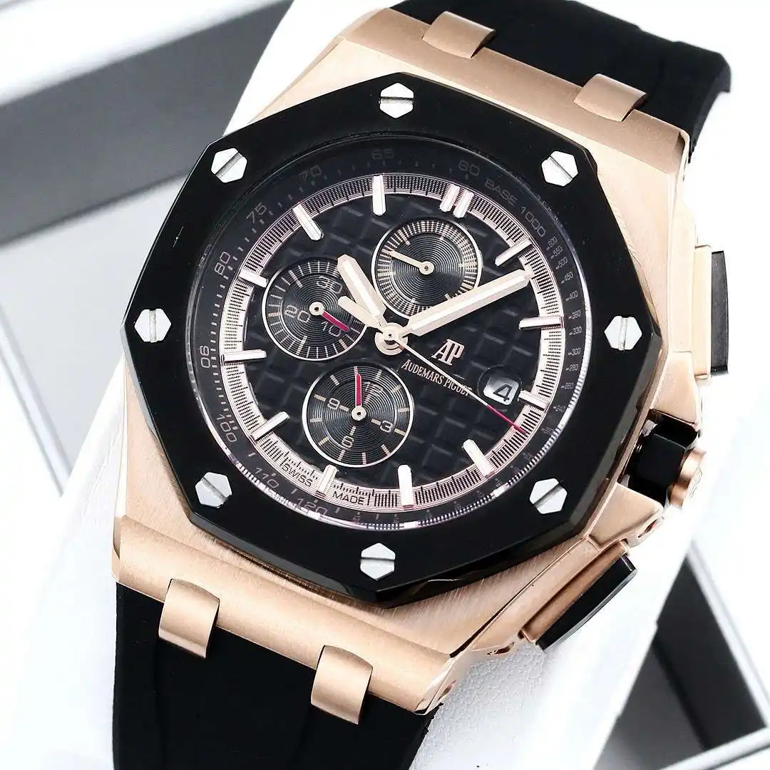 General Watches Watch, men's watch with original fully automatic mechanical movement, top-grade 316 stainless steel case and strap, mineral super mirror, diameter 42cm KK06050 view 9