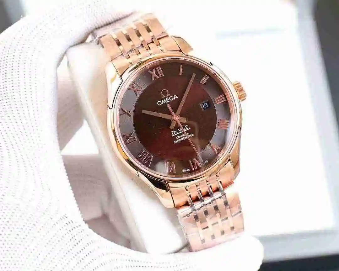 General Watches Omega Watch Men's Watch Paired with Original Fully Automatic Mechanical Movement Top Grade 316 Precision Steel Case with Mineral Super Strong Mirror Diameter 40mm KK05800 5 view 9