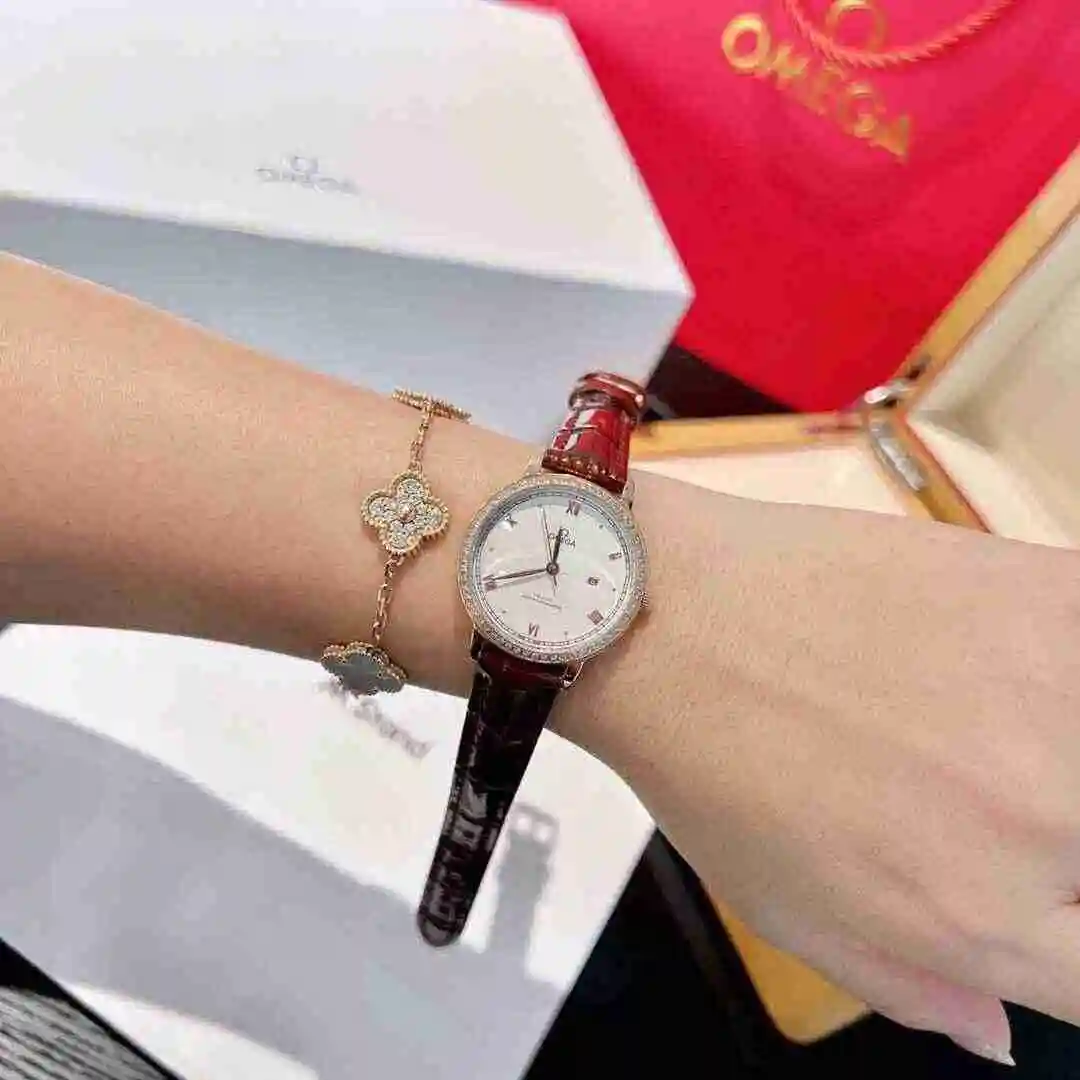 General Watches Omega Watch Women's Watch Paired with Original Fully Automatic Mechanical Movement Top Grade 316 Precision Steel Case with Mineral Super Strong Mirror Diameter 34mm KK02450 1 view 3