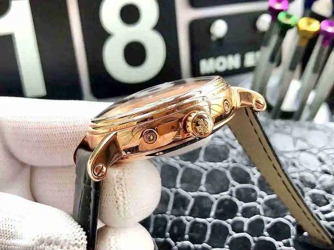 General Watches Patek Philippe Watch Men's Watch Paired with Original Fully Automatic Mechanical Movement Top Grade 316 Precision Steel Case Case with Mineral Super Strong Mirror Diameter 42mm KK05350 2 view 4