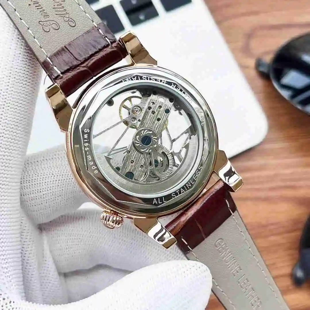 General Watches Patek Philippe Watch Men's Watch Paired with Original Fully Automatic Mechanical Movement Top Grade 316 Precision Steel Case Case with Mineral Super Strong Mirror Diameter 43mm KK05250 1 view 4