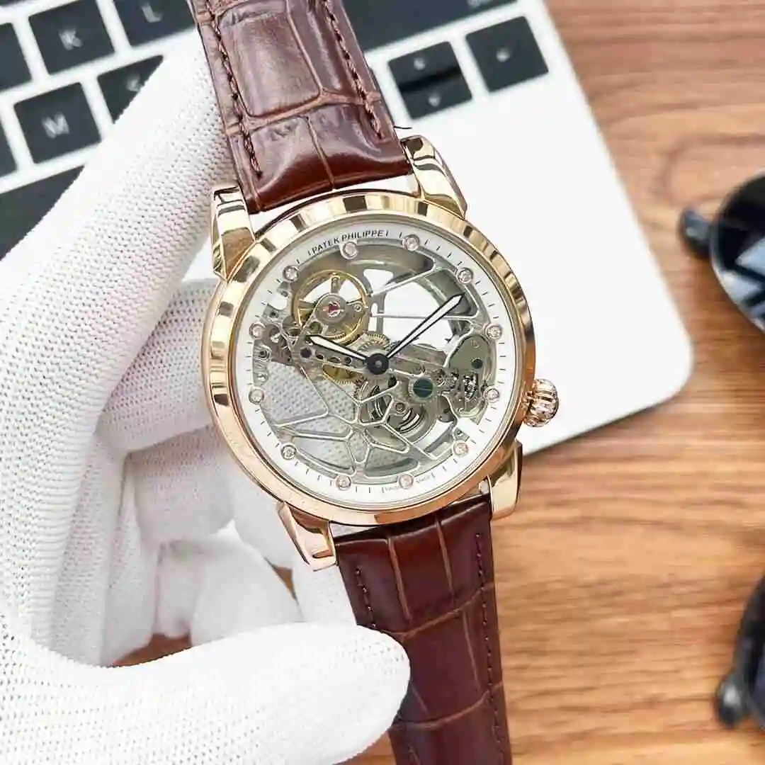General Watches Patek Philippe Watch Men's Watch Paired with Original Fully Automatic Mechanical Movement Top Grade 316 Precision Steel Case Case with Mineral Super Strong Mirror Diameter 43mm KK05250 1 view 9