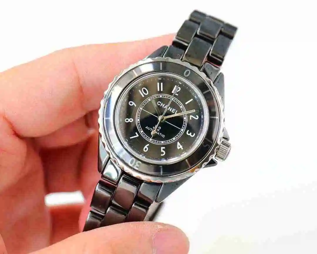 General Watches Chanel Watch Women's Watch Paired with Original Fully Automatic Mechanical Movement Top Grade 316 Precision Steel Case with Mineral Super Strong Mirror Diameter 33mm kk view 8