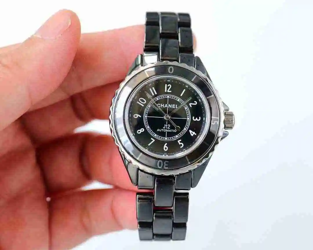 General Watches Chanel Watch Women's Watch Paired with Original Fully Automatic Mechanical Movement Top Grade 316 Precision Steel Case with Mineral Super Strong Mirror Diameter 33mm kk view 9