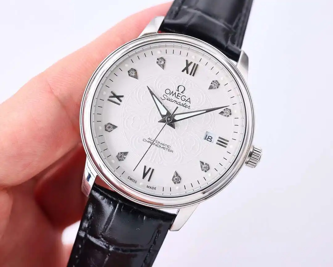 General Watches Omega Ou@mega watch men's watch with original fully automatic mechanical movement top 316 stainless steel case strap mineral super mirror diameter 40mm KK07050 view 8