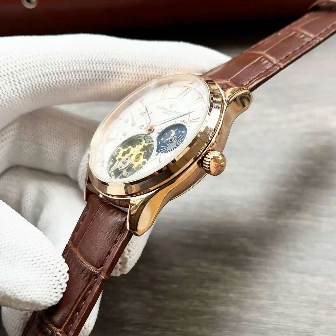 General Watches Vacheron Constantin Watch Jiang@Dun men's watch with original fully automatic mechanical movement, top-grade 316 stainless steel case and strap, mineral super mirror, diameter 42mm KK04050 1 view 4