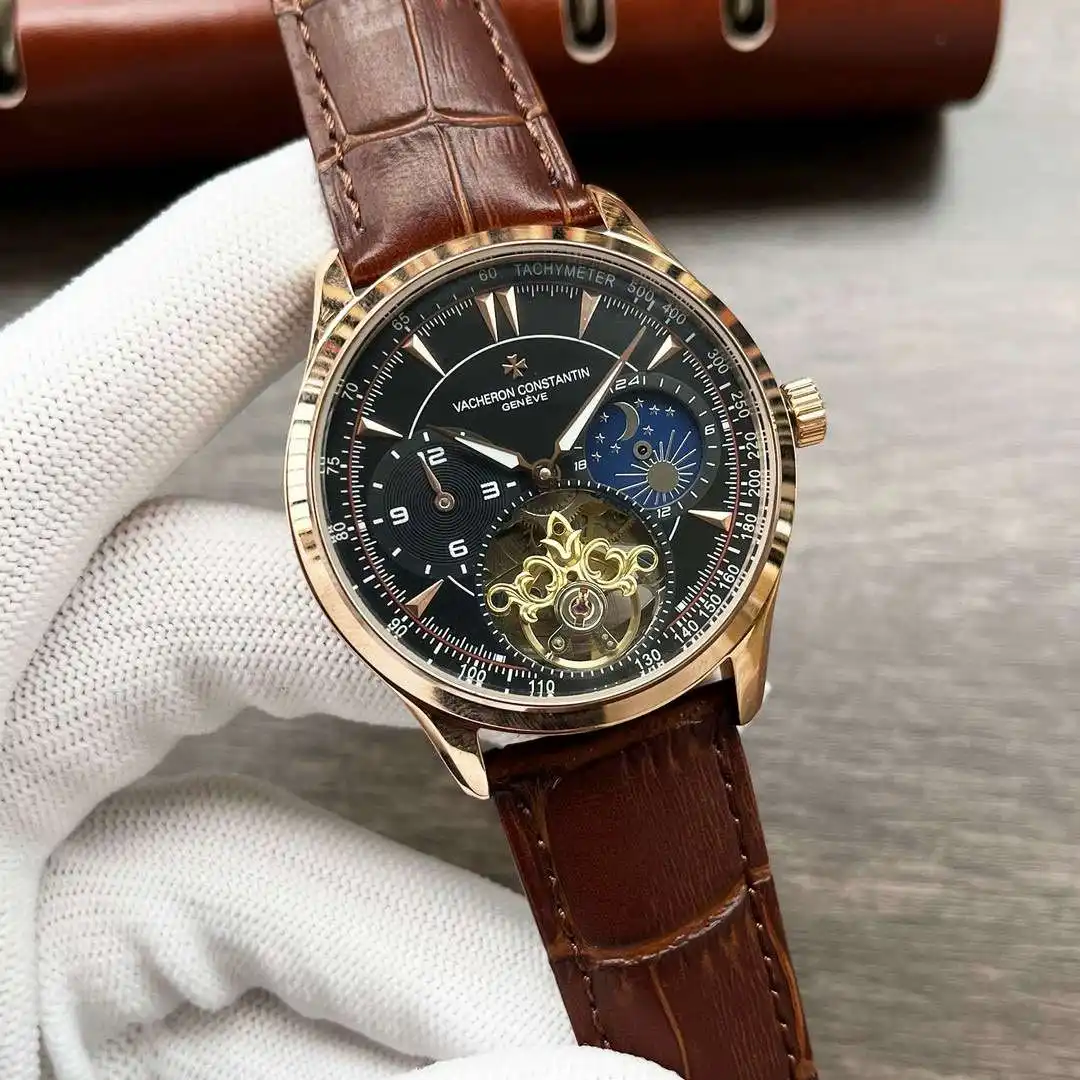 General Watches Vacheron Constantin Watch Jiang@Dun men's watch with original fully automatic mechanical movement, top-grade 316 stainless steel case and strap, mineral super mirror, diameter 42mm KK04050 1 view 6