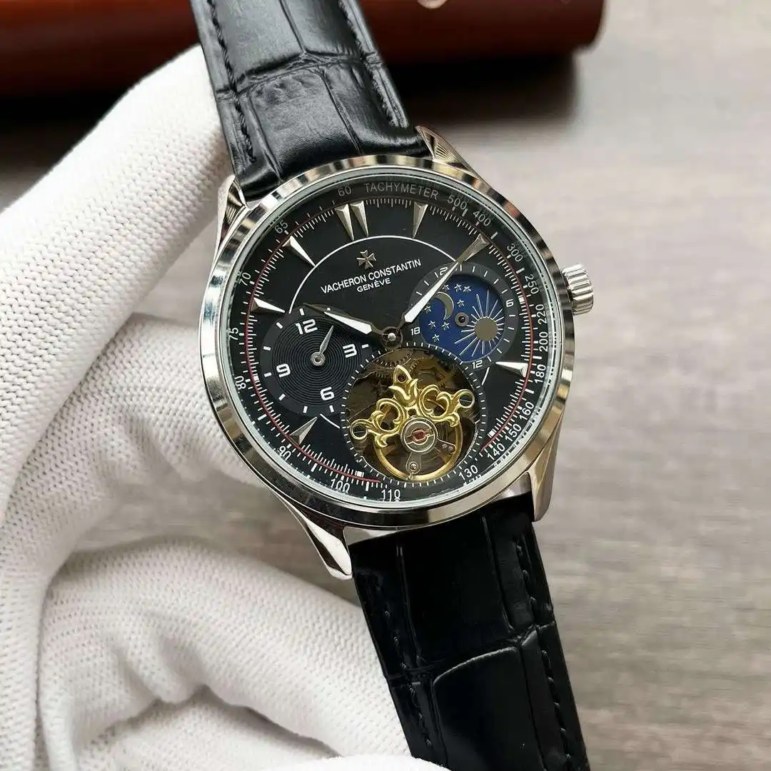 General Watches Vacheron Constantin Watch Jiang@Dun men's watch with original fully automatic mechanical movement, top-grade 316 stainless steel case and strap, mineral super mirror, diameter 42mm KK04050 1 view 7