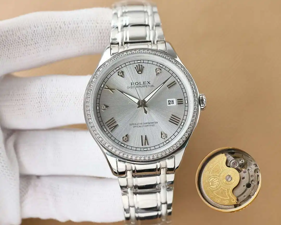 General Watches Watch, men's watch with original fully automatic mechanical movement, top-grade 316 stainless steel case and strap, mineral super mirror, diameter 40cm KK08250 view 6