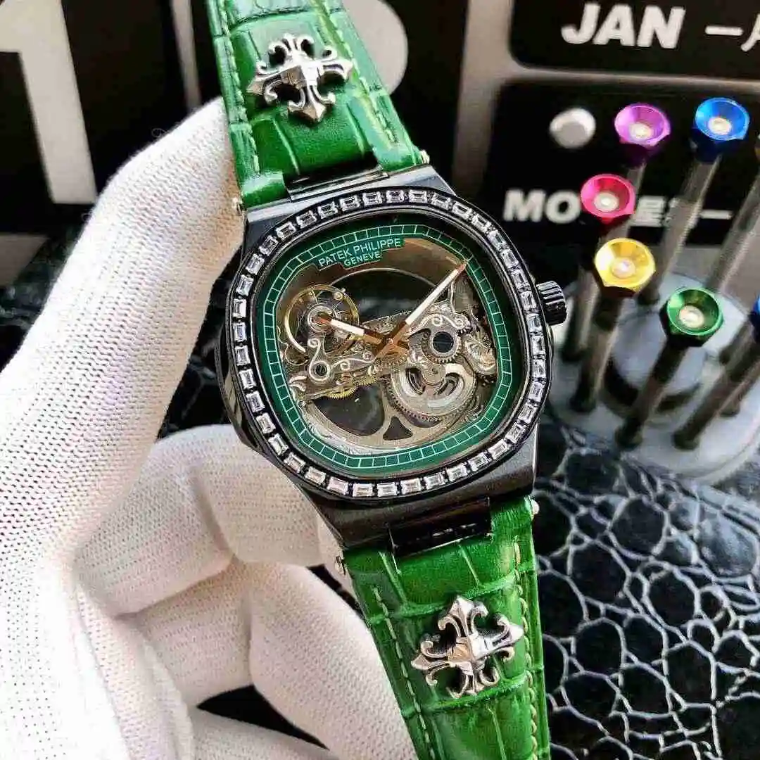 General Watches Patek Philippe Watch Men's Watch Paired with Original Fully Automatic Mechanical Movement Top Grade 316 Precision Steel Case Case with Mineral Super Strong Mirror Diameter 42mm KK05850 view 3