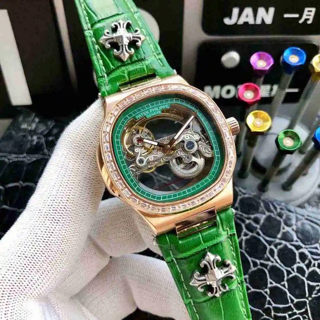 General Watches Patek Philippe Watch Men's Watch Paired with Original Fully Automatic Mechanical Movement Top Grade 316 Precision Steel Case Case with Mineral Super Strong Mirror Diameter 42mm KK05850 view 8