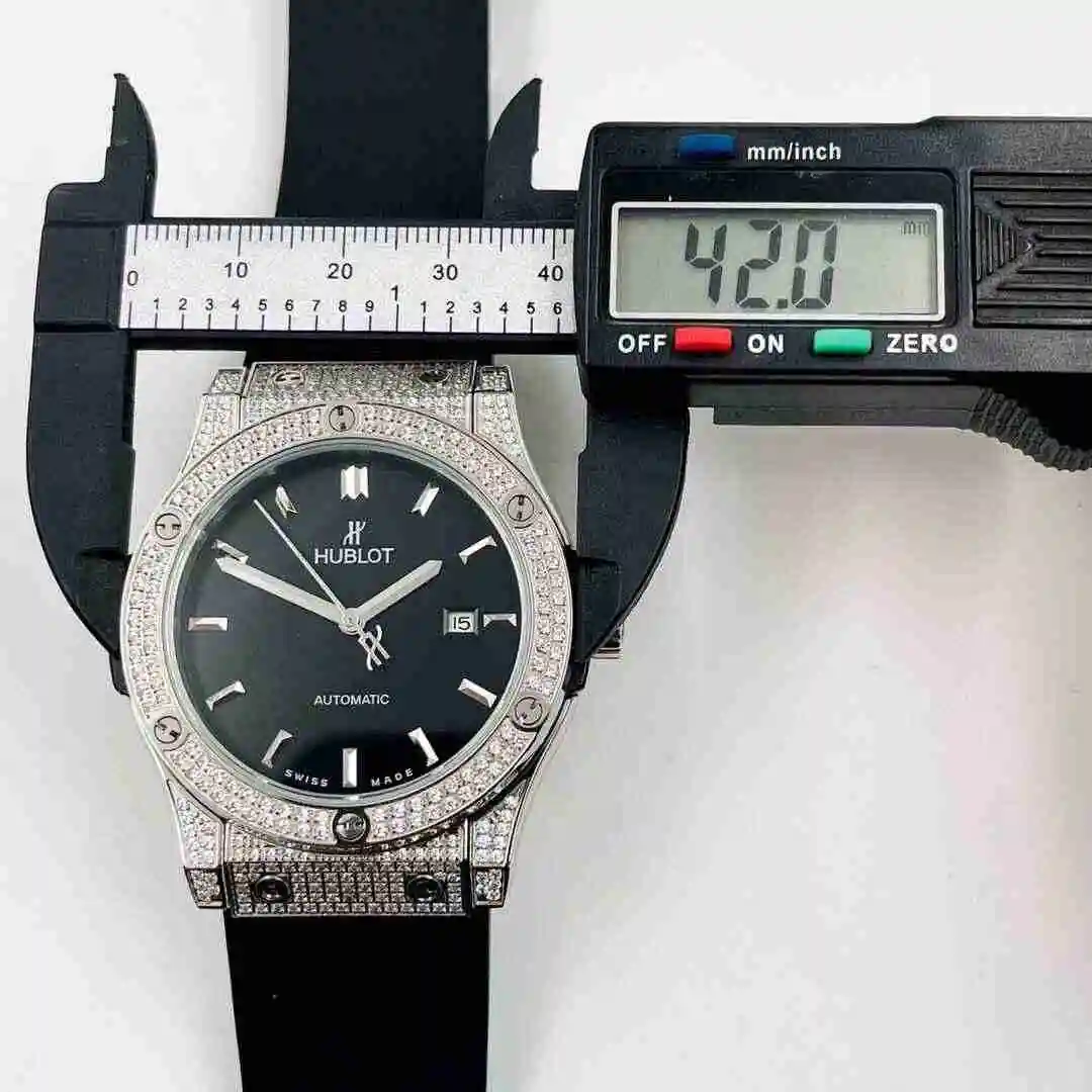 General Watches HUBLOT UBO Watch Men's Watch Paired with Original Fully Automatic Mechanical Movement Top Grade 316 Precision Steel Case with Mineral Super Strong Mirror Diameter 42mm KK04550 view 6