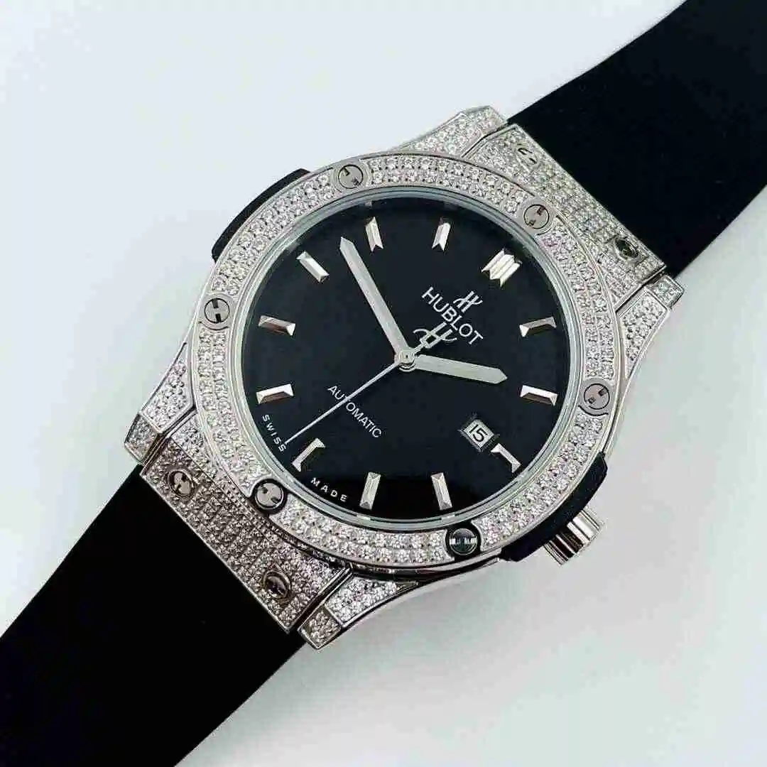General Watches HUBLOT UBO Watch Men's Watch Paired with Original Fully Automatic Mechanical Movement Top Grade 316 Precision Steel Case with Mineral Super Strong Mirror Diameter 42mm KK04550 view 8