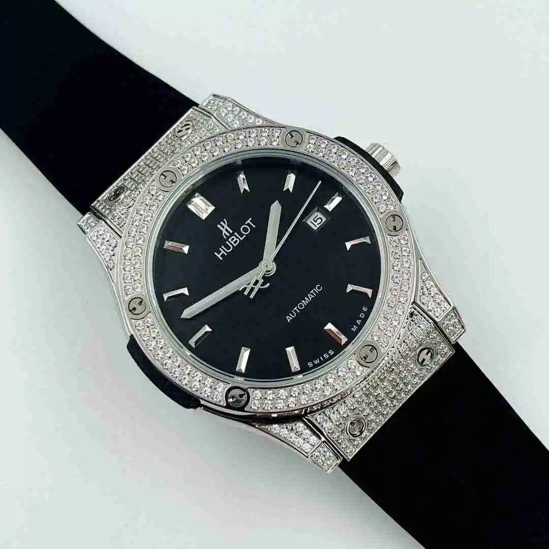 General Watches HUBLOT UBO Watch Men's Watch Paired with Original Fully Automatic Mechanical Movement Top Grade 316 Precision Steel Case with Mineral Super Strong Mirror Diameter 42mm KK04550 view 9