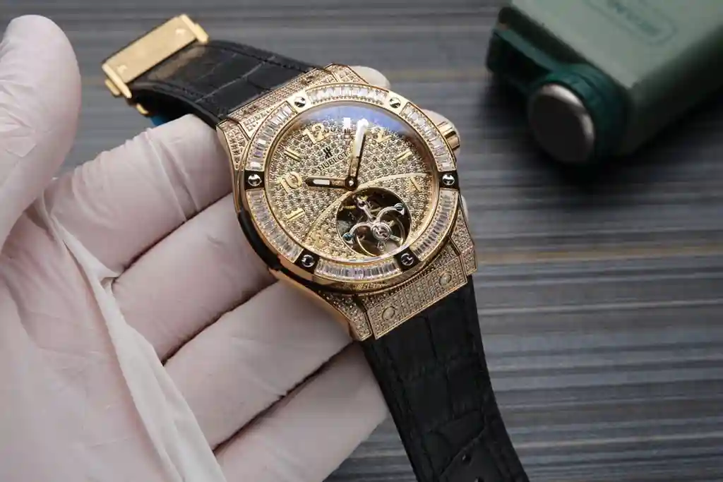 General Watches Hublot Heng@bao watch men's watch with original fully automatic mechanical movement top 316 stainless steel case strap mineral super mirror diameter 45mm KK06850 view 5