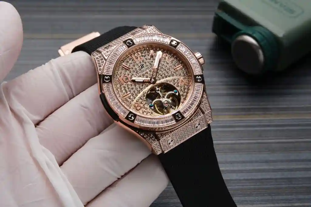 General Watches Hublot Heng@bao watch men's watch with original fully automatic mechanical movement top 316 stainless steel case strap mineral super mirror diameter 45mm KK06850 view 8