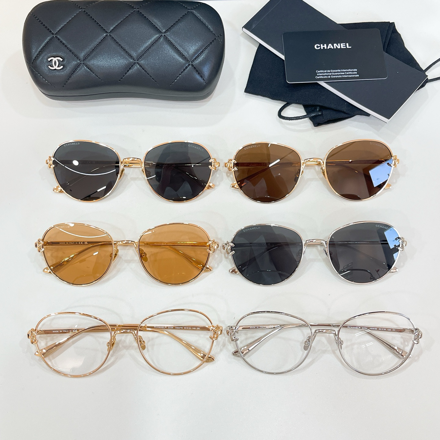CHANE EL:2234 Size 53-18-145 Sunglasses view 8