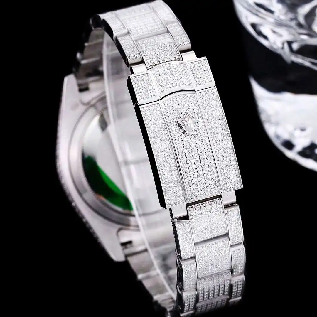General Watches Rolex watches men's watch with original fully automatic mechanical movement top 316 stainless steel case strap mineral super mirror diameter 41mm KK view 2