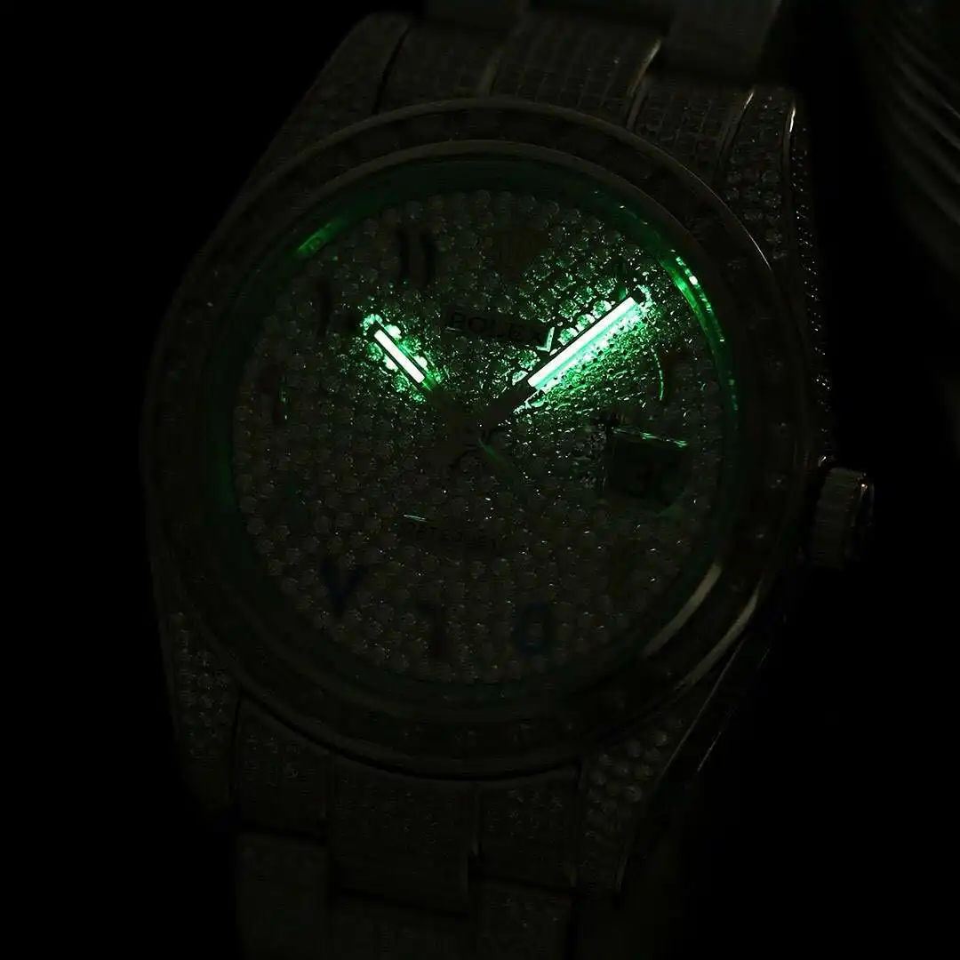 General Watches Rolex watches men's watch with original fully automatic mechanical movement top 316 stainless steel case strap mineral super mirror diameter 41mm KK view 5