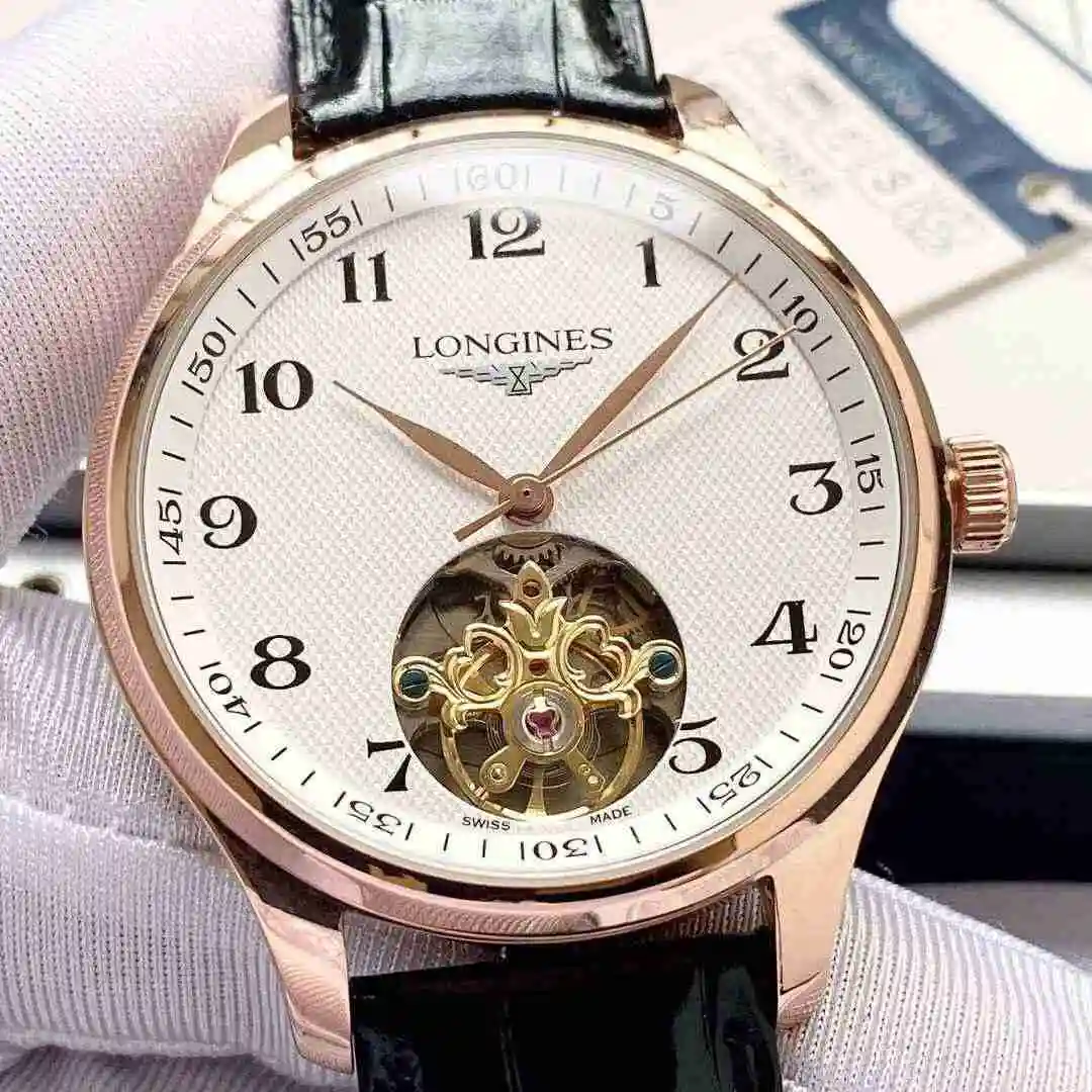 General Watches Longines Watch Men's Watch Paired with Original Fully Automatic Mechanical Movement Top Grade 316 Precision Steel Case with Mineral Super Strong Mirror Diameter 42mm KK05450 1 view 3