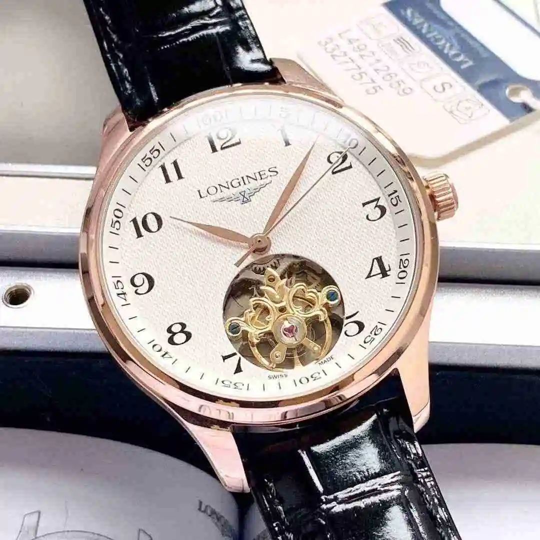 General Watches Longines Watch Men's Watch Paired with Original Fully Automatic Mechanical Movement Top Grade 316 Precision Steel Case with Mineral Super Strong Mirror Diameter 42mm KK05450 1 view 4