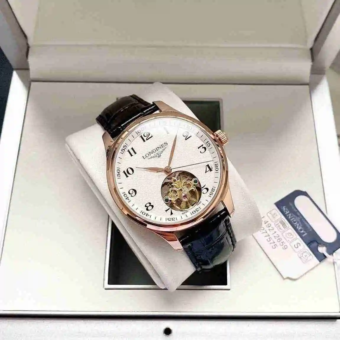 General Watches Longines Watch Men's Watch Paired with Original Fully Automatic Mechanical Movement Top Grade 316 Precision Steel Case with Mineral Super Strong Mirror Diameter 42mm KK05450 1 view 5
