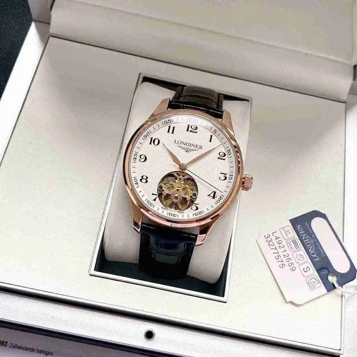 General Watches Longines Watch Men's Watch Paired with Original Fully Automatic Mechanical Movement Top Grade 316 Precision Steel Case with Mineral Super Strong Mirror Diameter 42mm KK05450 1 view 6