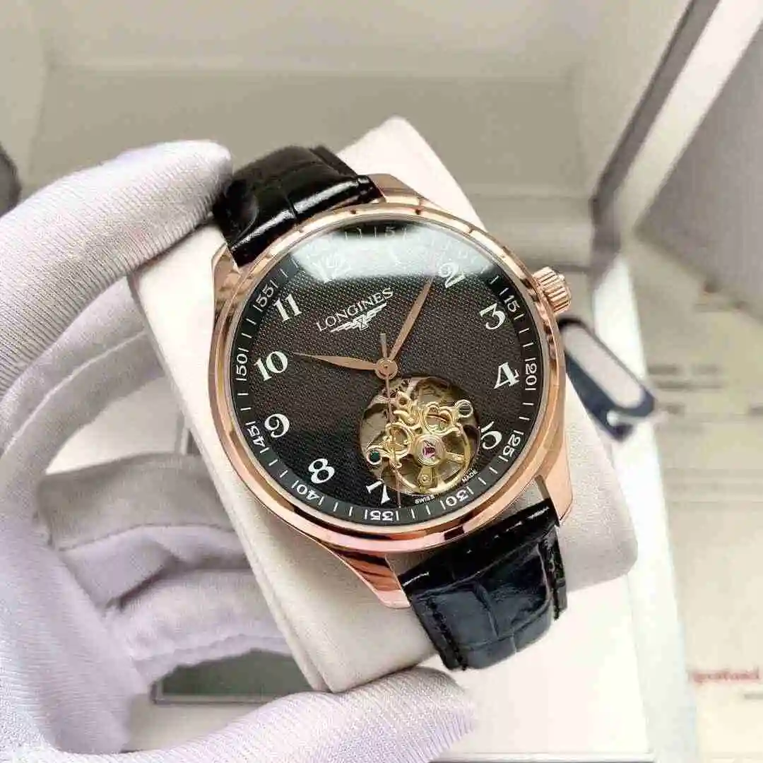 General Watches Longines Watch Men's Watch Paired with Original Fully Automatic Mechanical Movement Top Grade 316 Precision Steel Case with Mineral Super Strong Mirror Diameter 42mm KK05450 1 view 7