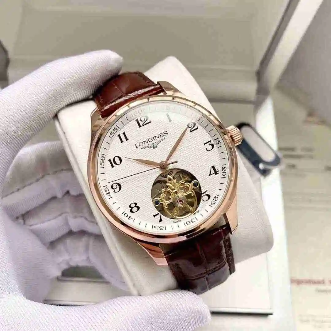 General Watches Longines Watch Men's Watch Paired with Original Fully Automatic Mechanical Movement Top Grade 316 Precision Steel Case with Mineral Super Strong Mirror Diameter 42mm KK05450 1 view 9