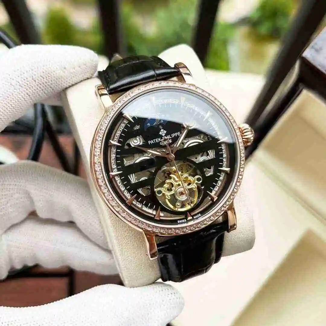 General Watches Patek Philippe Watch Men's Watch Paired with Original Fully Automatic Mechanical Movement Top Grade 316 Precision Steel Case Case with Mineral Super Strong Mirror Diameter 42mm KK05250 view 6