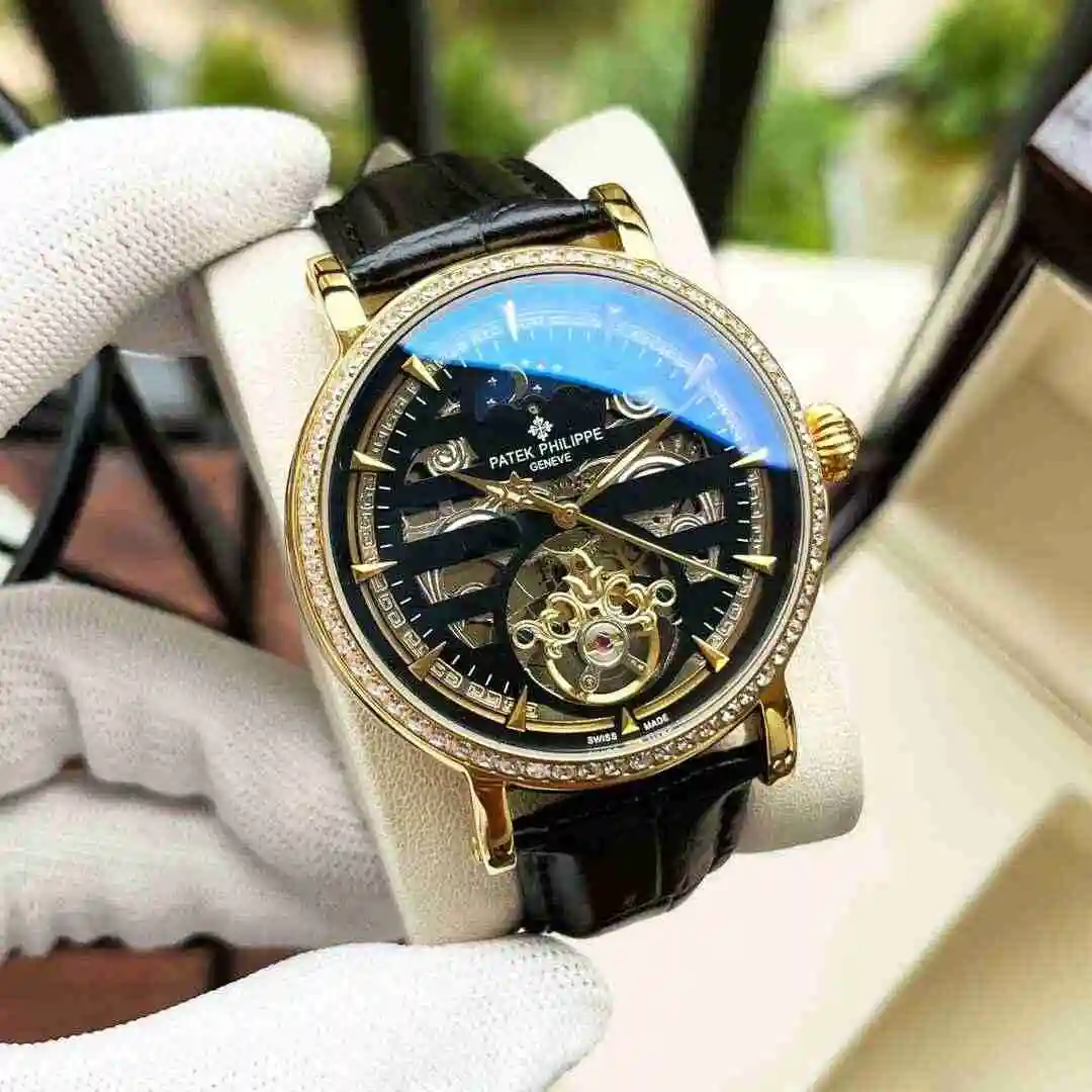 General Watches Patek Philippe Watch Men's Watch Paired with Original Fully Automatic Mechanical Movement Top Grade 316 Precision Steel Case Case with Mineral Super Strong Mirror Diameter 42mm KK05250 view 7